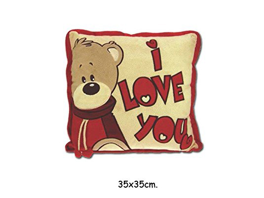 *TEDDY BEARS CUSCINO "I LOVE YOU"
